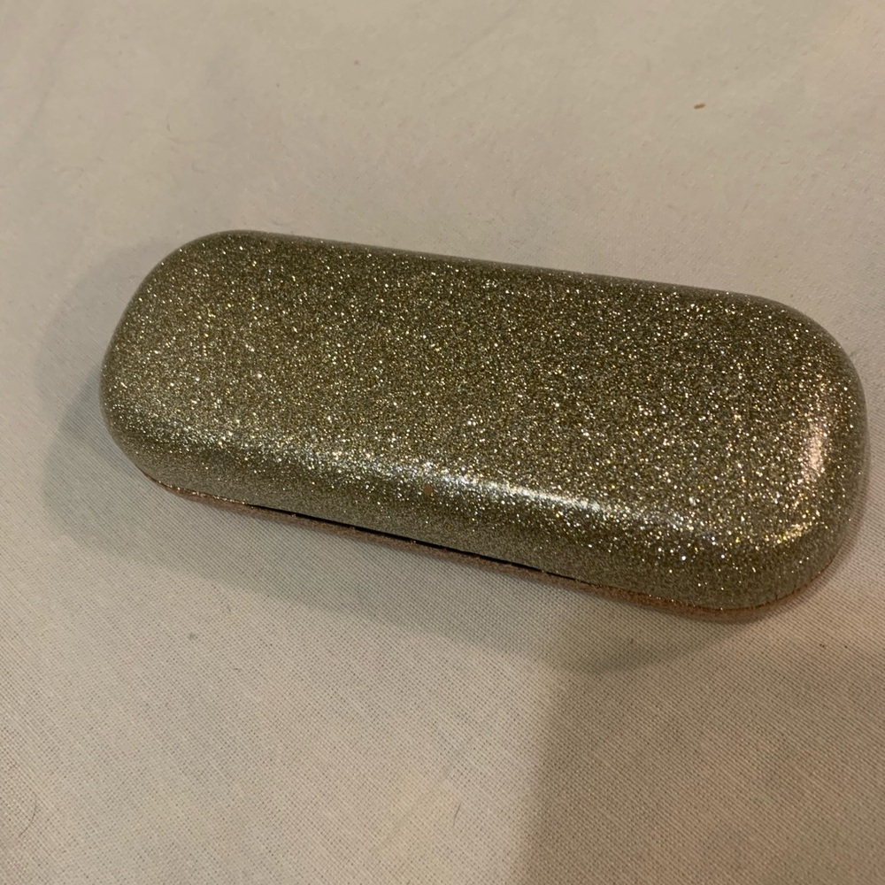 Hard Candy Glittery Gold Glasses Case